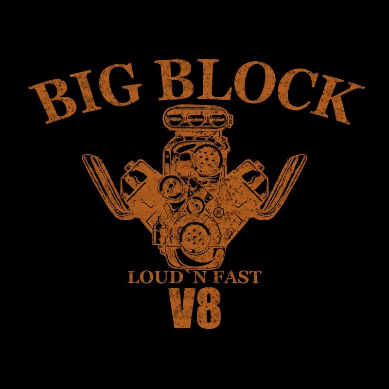 V8 Motor Big Block Engine