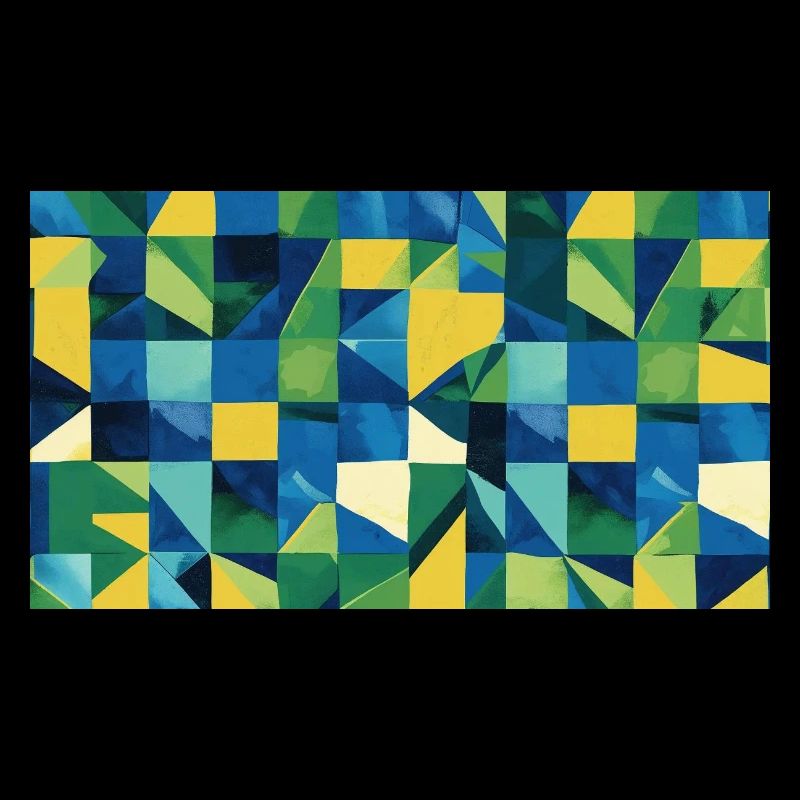 Geometrische Farbexplosion