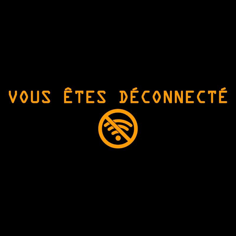 vous etes deconnecté ocre
