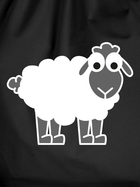 cute sheep motif