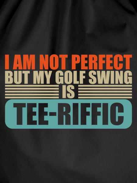 Golf Player Tee-Riffic Golf Swing