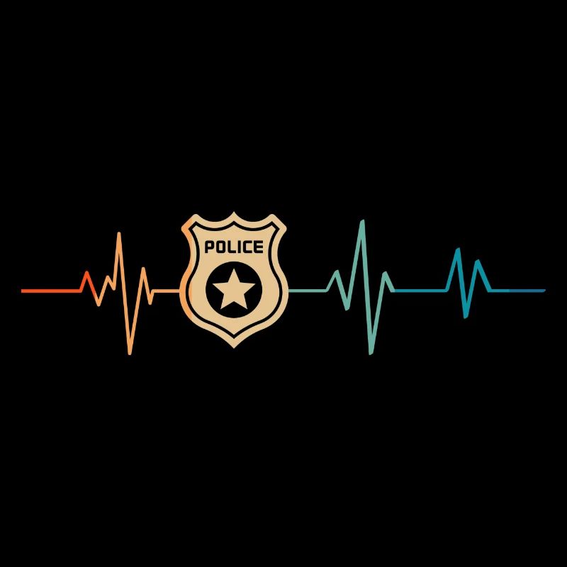 Retro Policeman Heartbeat