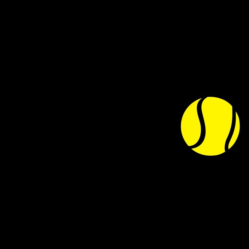 Tennis ball on fire