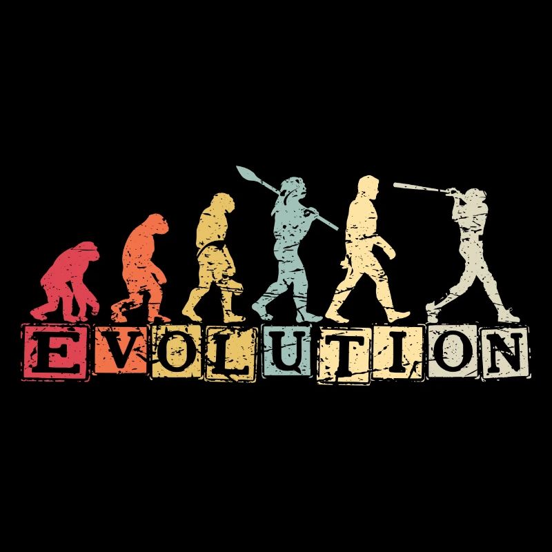 Baseball Sports Evolution Outfit Softball