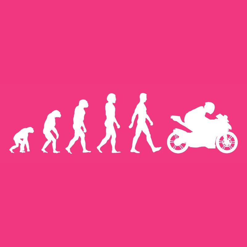 Motorcycle Biker Motorcyclist Evolution