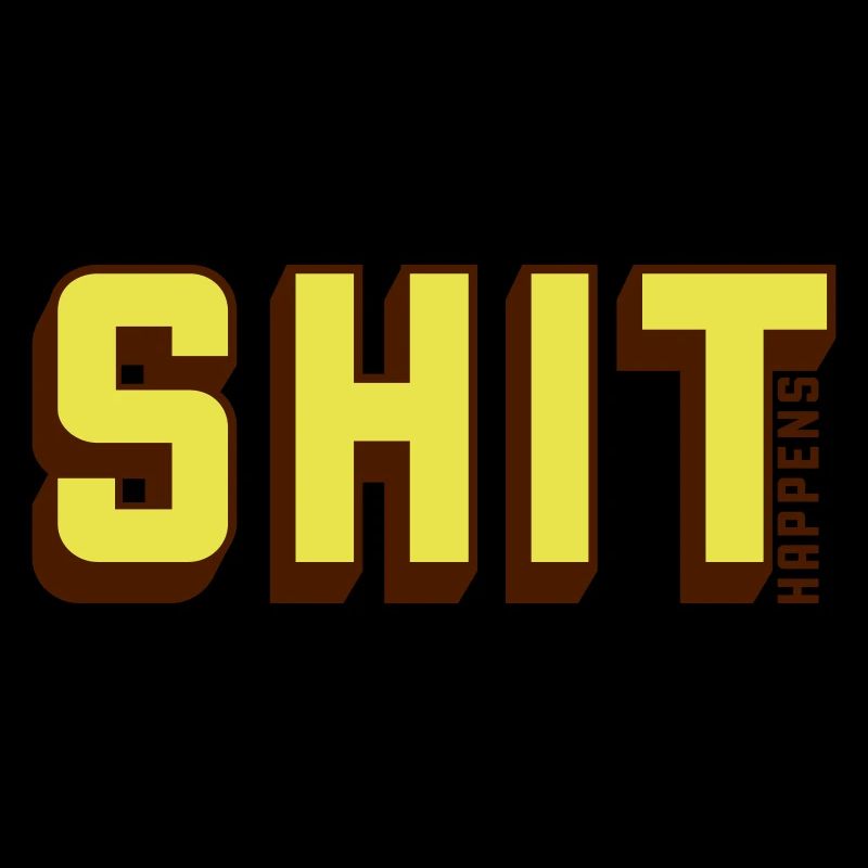 La merde arrive Humour Devise