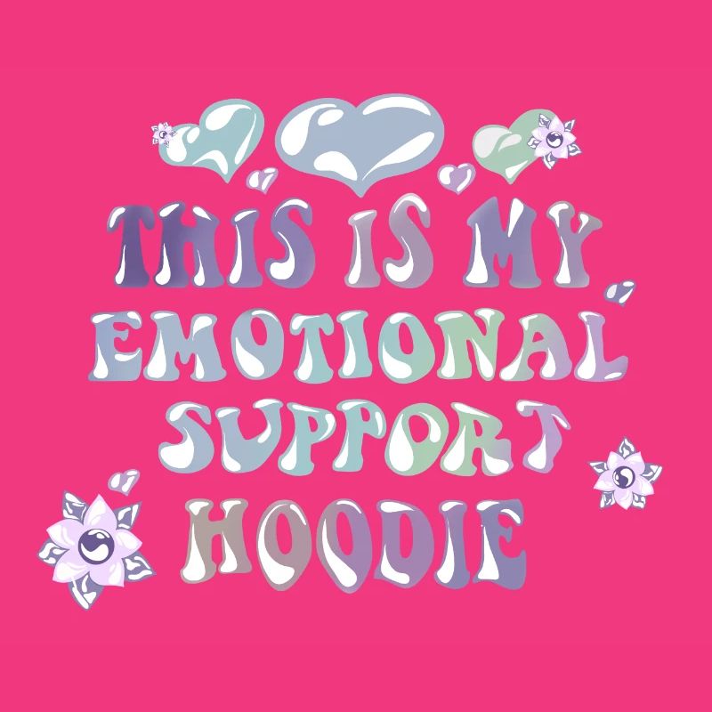 "Emocional Support Kapuzenpullover"