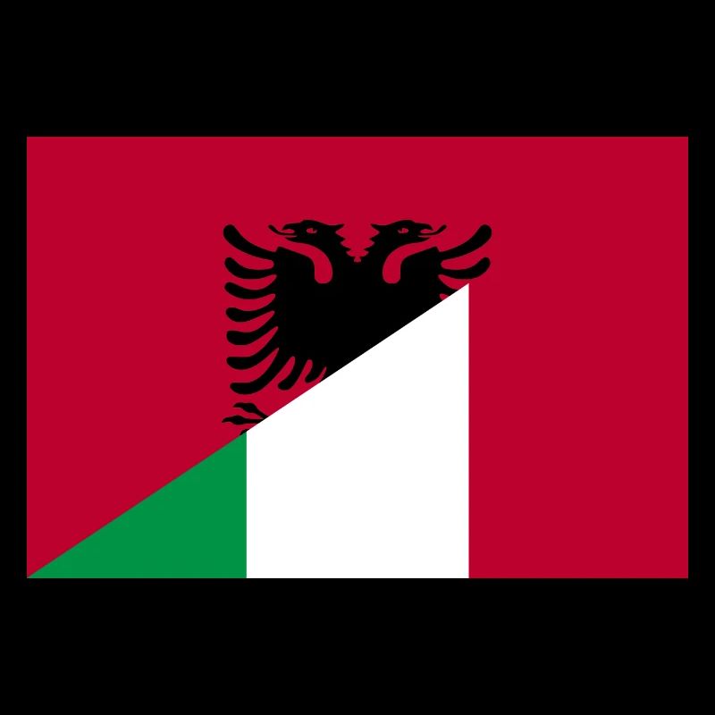 Drapeau de l’Albanie Italie