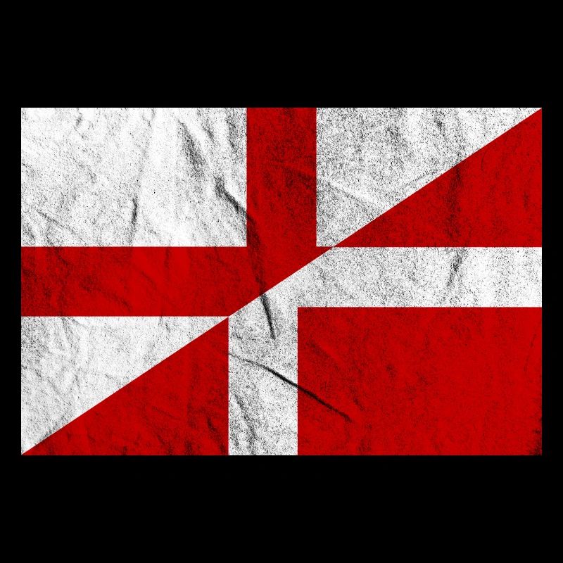 Drapeau de l’Angleterre du Danemark Vintage