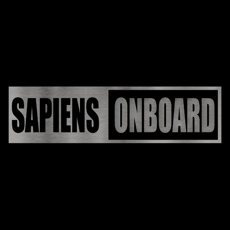 Sapiens Buchstaben Metall