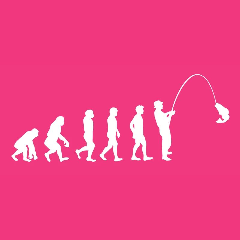 Évolution de l'évolution du pêcheur pêcheur à la ligne