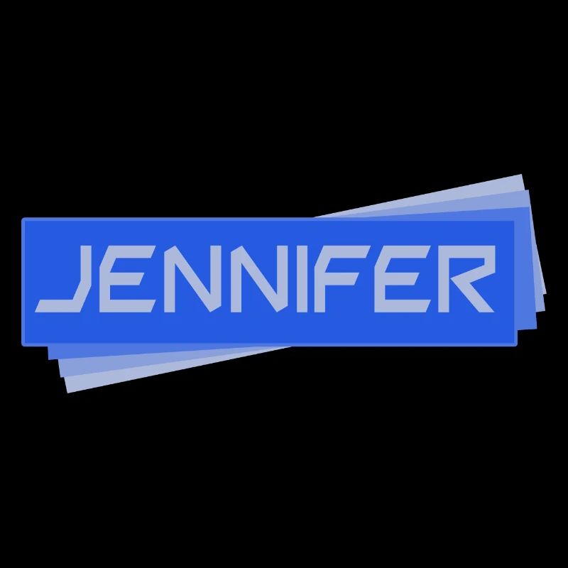 Name tag JENNIFER Jennifer