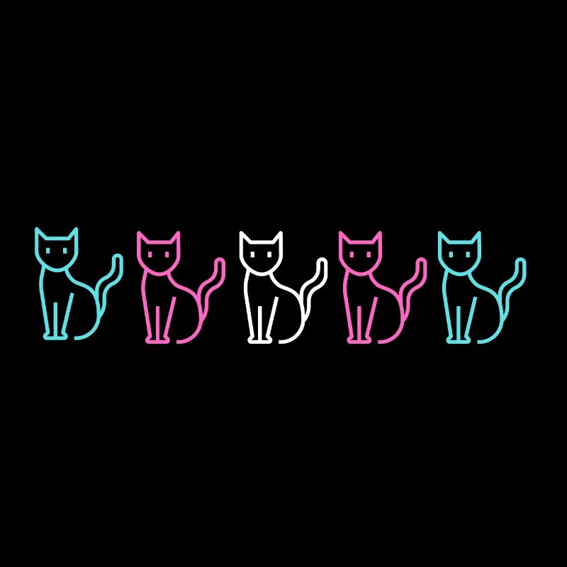 Subtle trans Pride Cats, transgender cats