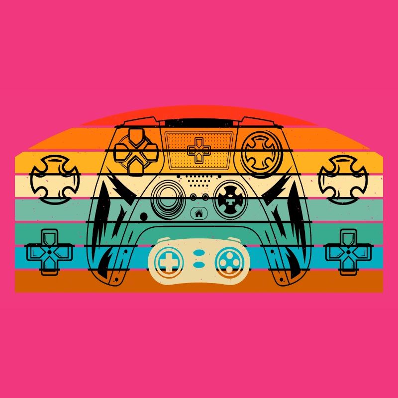Vintage Retro Gaming Controller