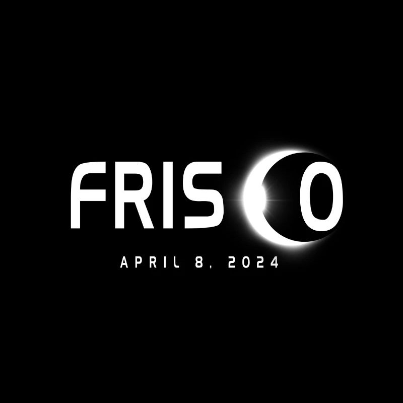 Frisco Texas Eclipse Souvenir 8 avril 2024