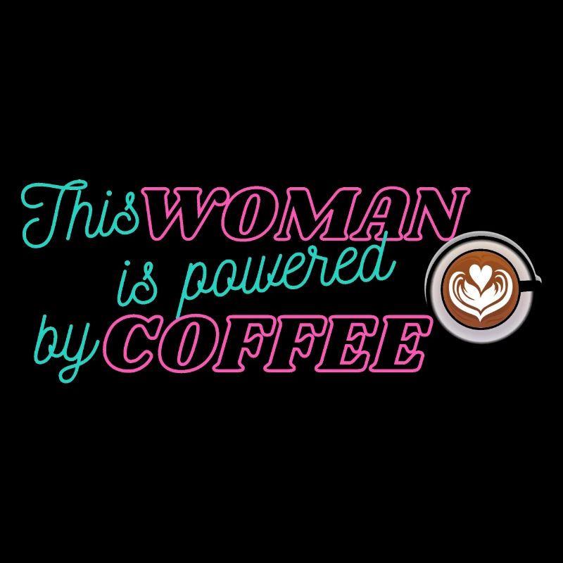 this woman is powered by coffee