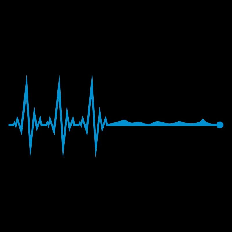 waves line frequency heart beat pulse swimming sc