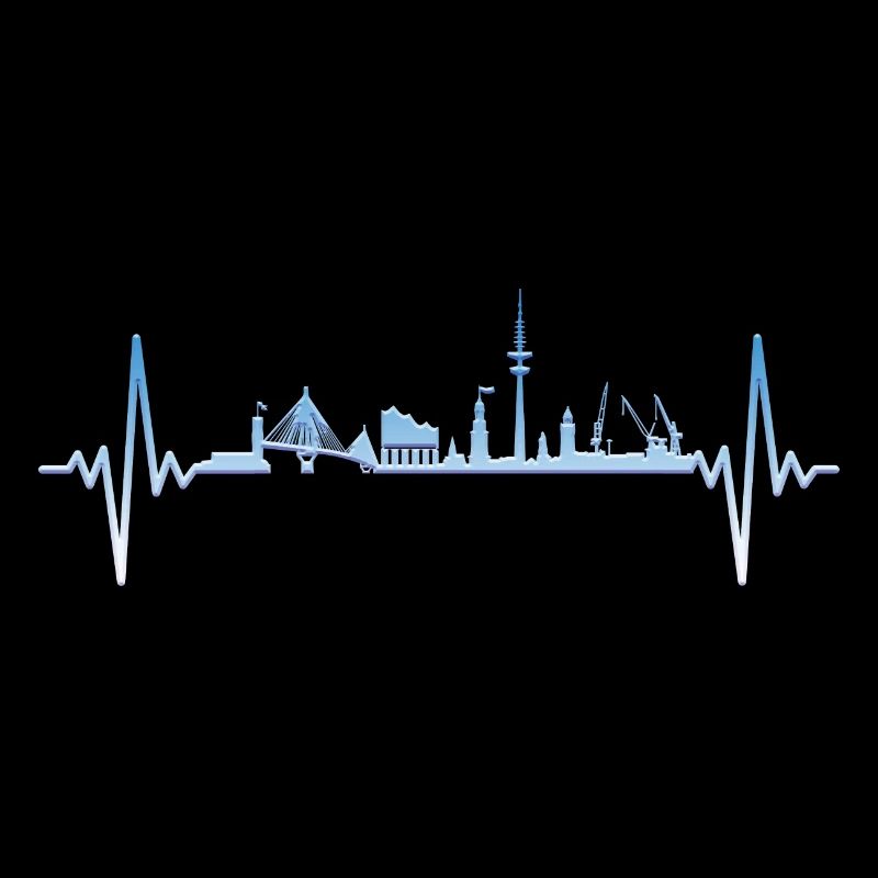 Hamburg Skyline Hamburger Hafen Skyline