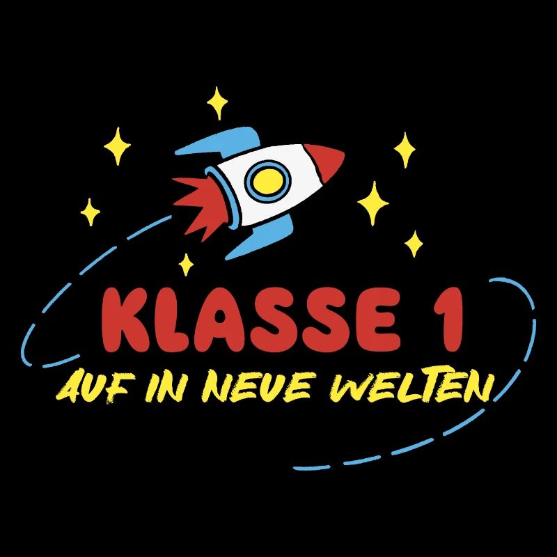 Klasse 1 - Einschulung - Rakete Weltraum