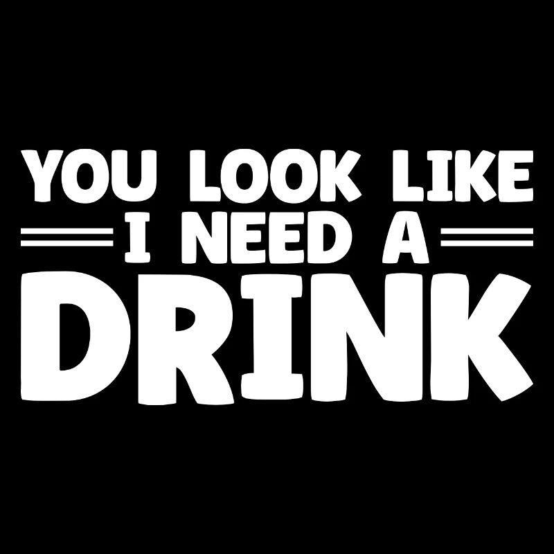 Vintage Drinking Beer Drinker Look Like Drink