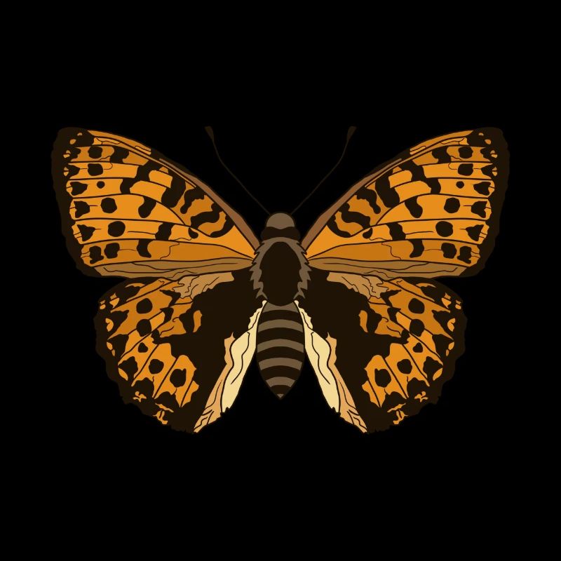 Orangefarbener Schmetterling