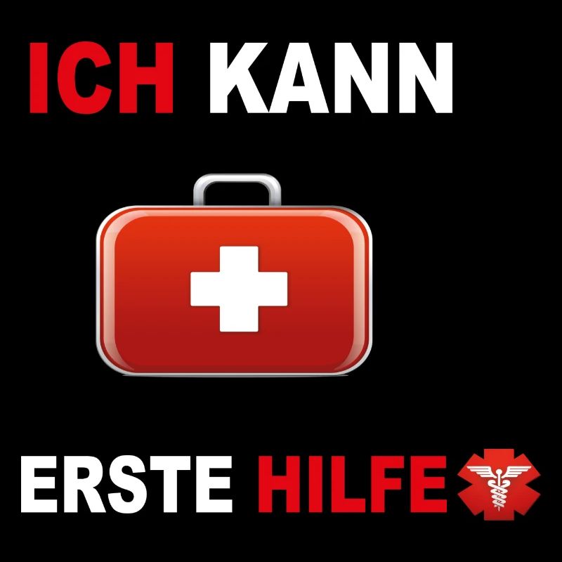 Ich kann Erste Hilfe Notarzt Rettungsdienst Spruch