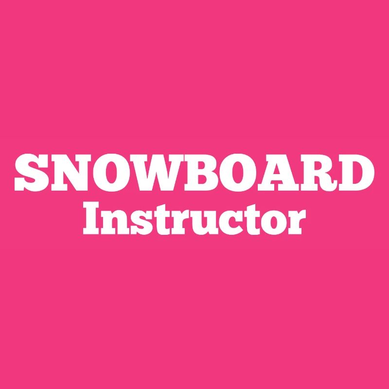Instructeur Snowboard | Conception de snowboarder d'hiver