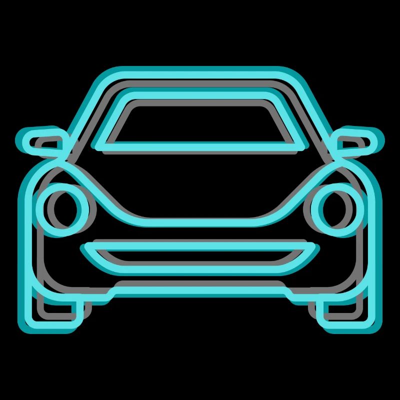 Auto blau