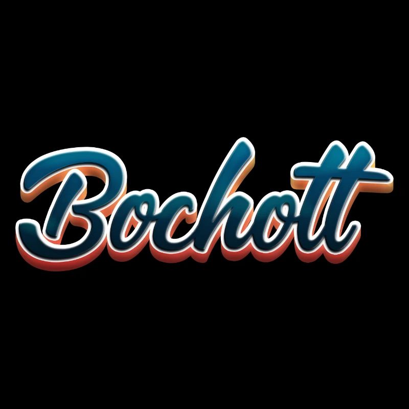 Bocholt 3D Schrift