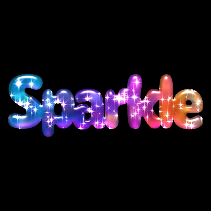 Effekt "Glitzernder Text"