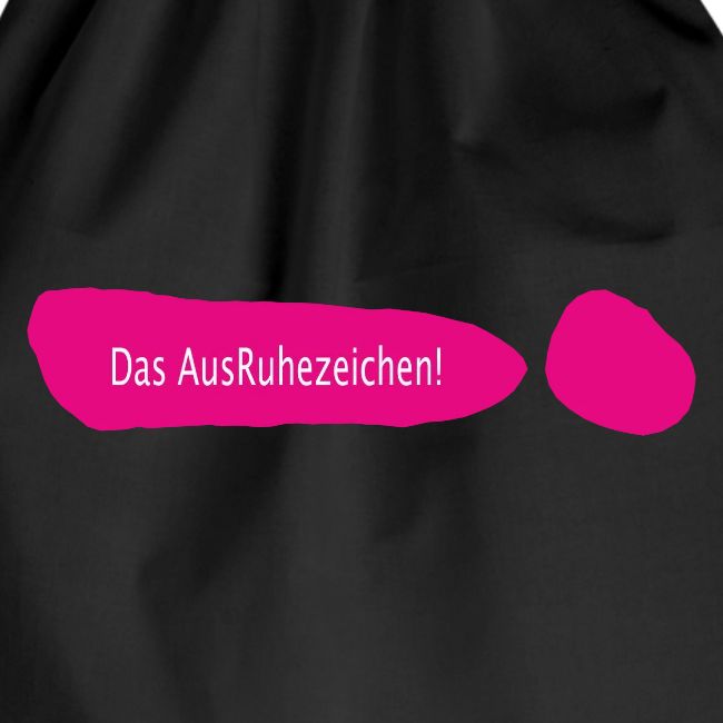 Ausruhezeichen pink