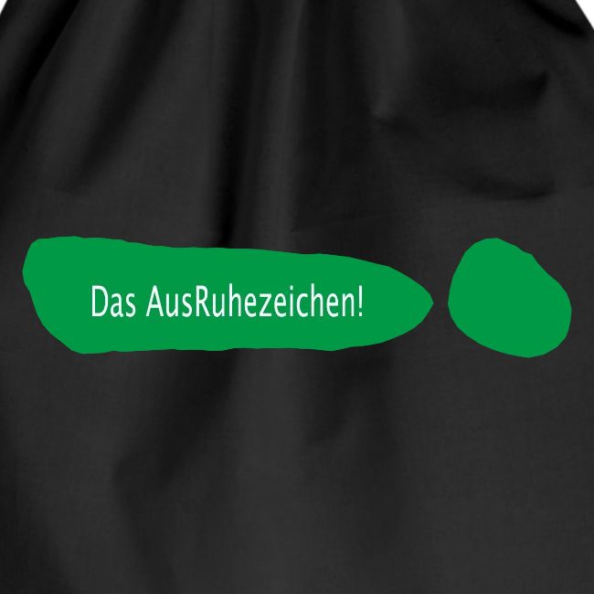 Ausruhezeichen neu grün