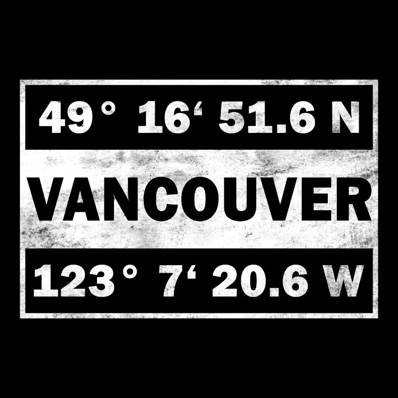 Vancouver coordinates city Canada Vancouver