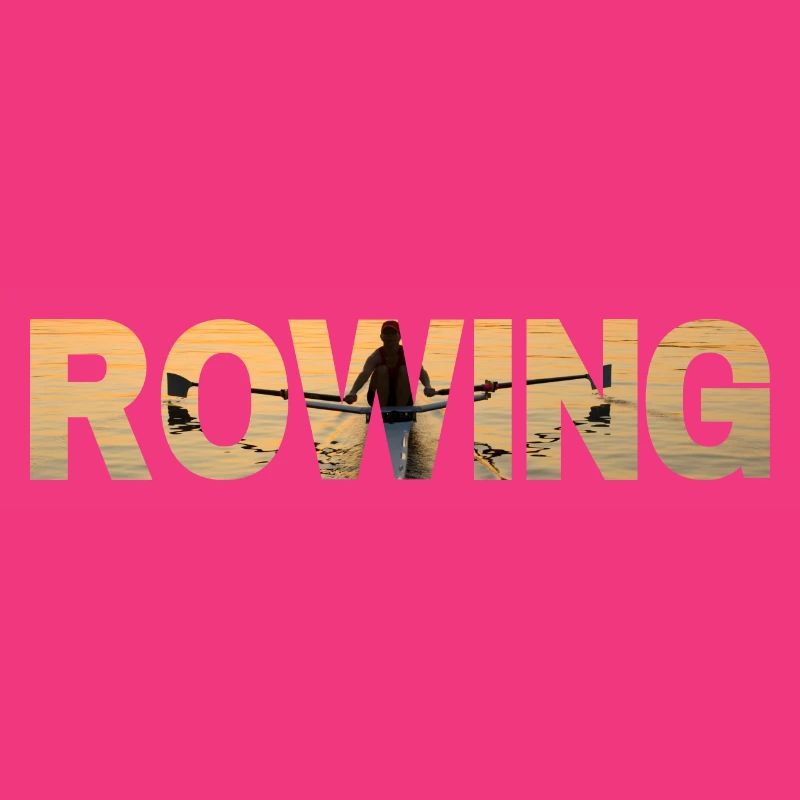 Ruder-Essenz: Einer-Schädel-Typografie-Kunst