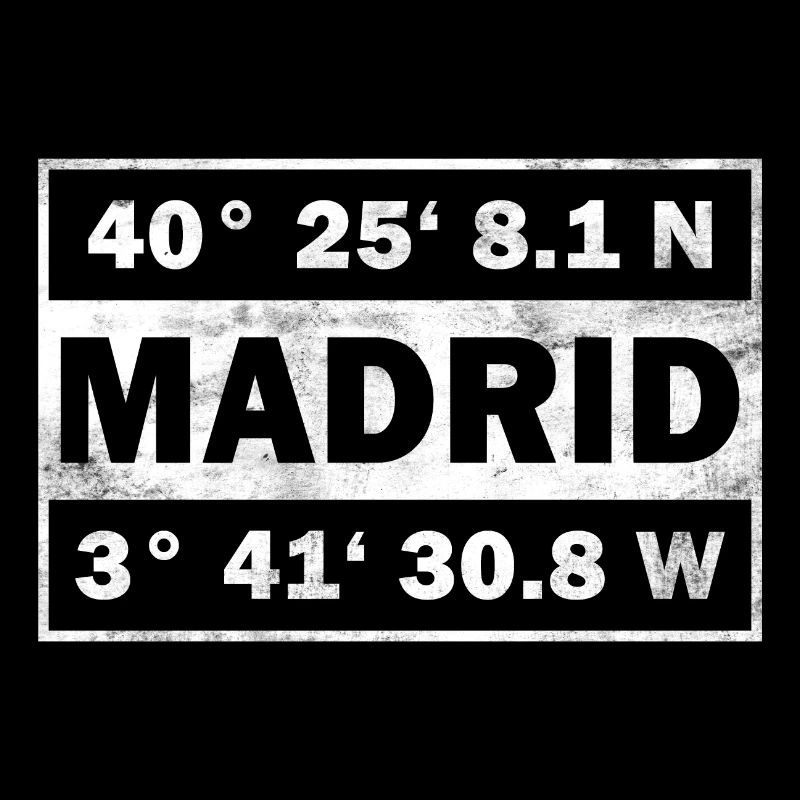 Madrid coordinates Spain Madrid