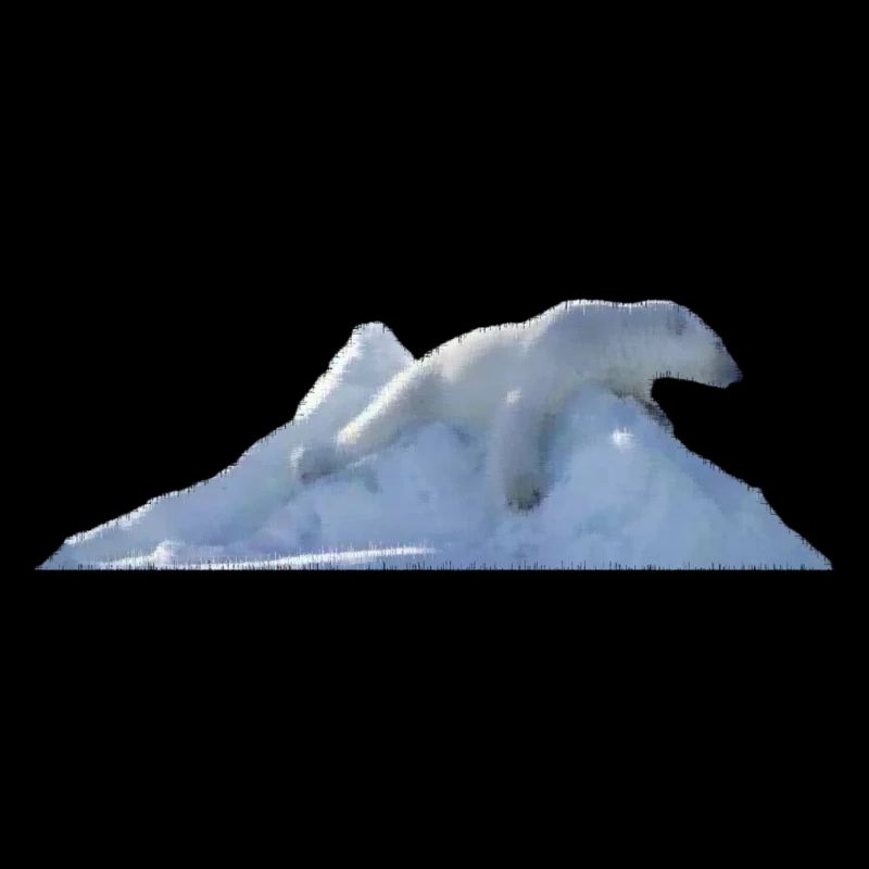 Eisbär-Eisberg