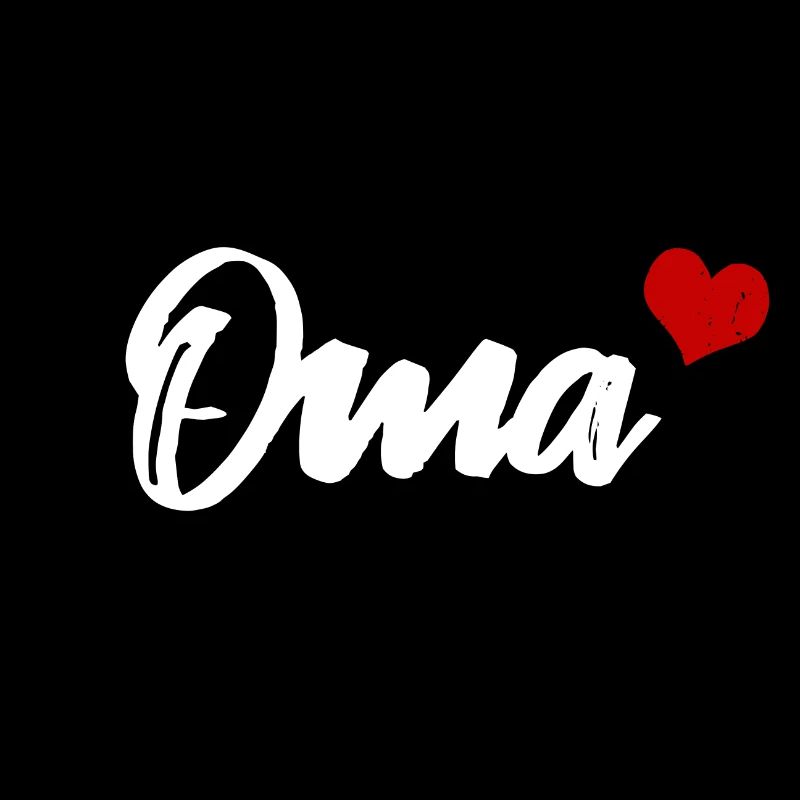 Oma Großmutter Herz