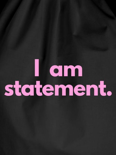 statement txt pink