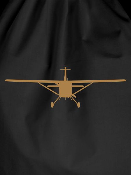 Flugzeug-Silhouette von vorn [vec]
