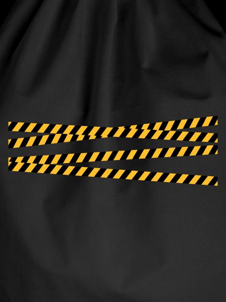 Security tape blocking zone