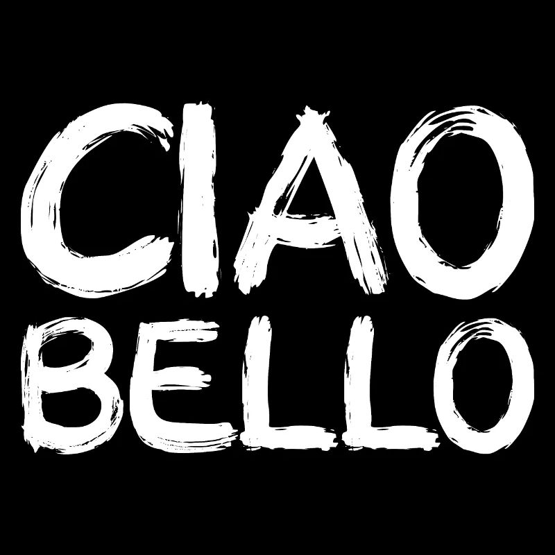 ciao bello, white