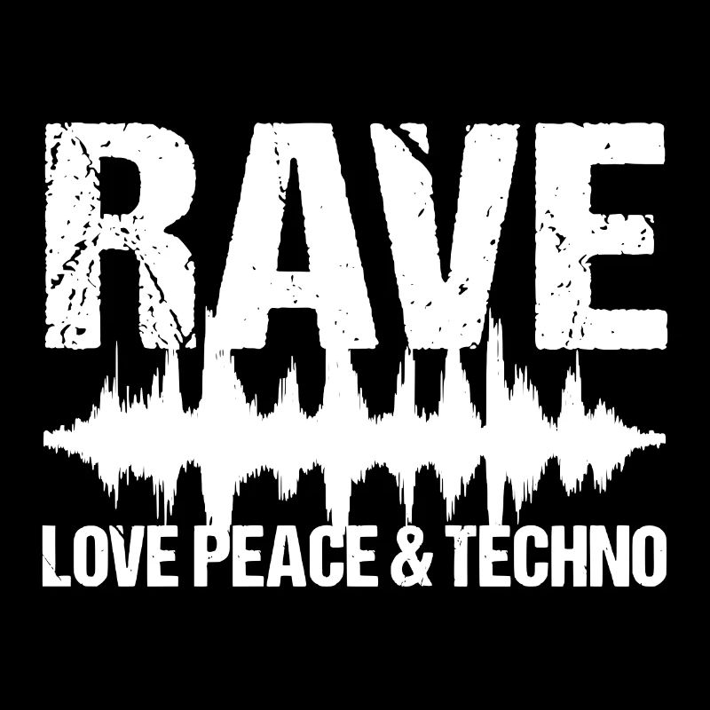 Rave Love Peace Techno Musik