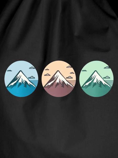 Mountain Landscape Geometric Art