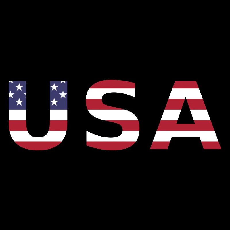 Les États-Unis aux couleurs du drapeau américain drapeau