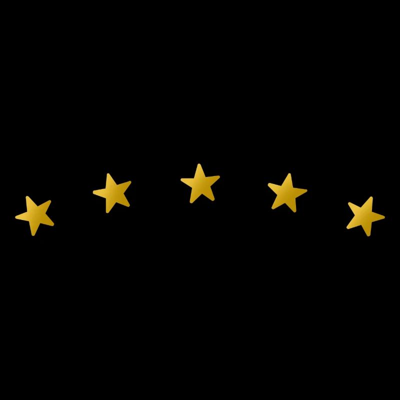 Five gold stars