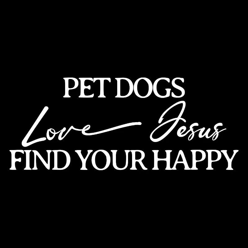 Les chiens de compagnie aiment Jésus être heureux