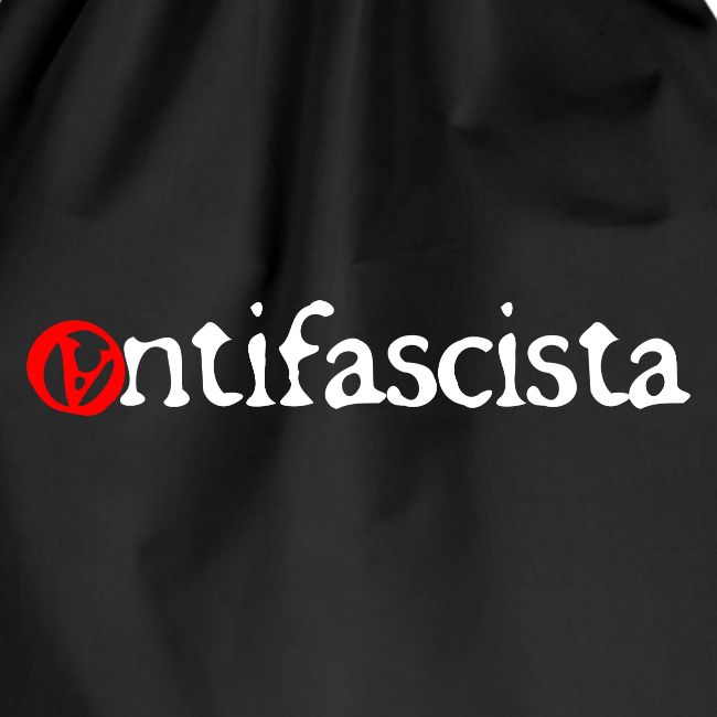 print antifascista a versal white
