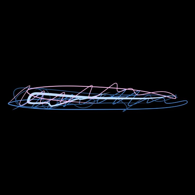 line kringel pattern abstract