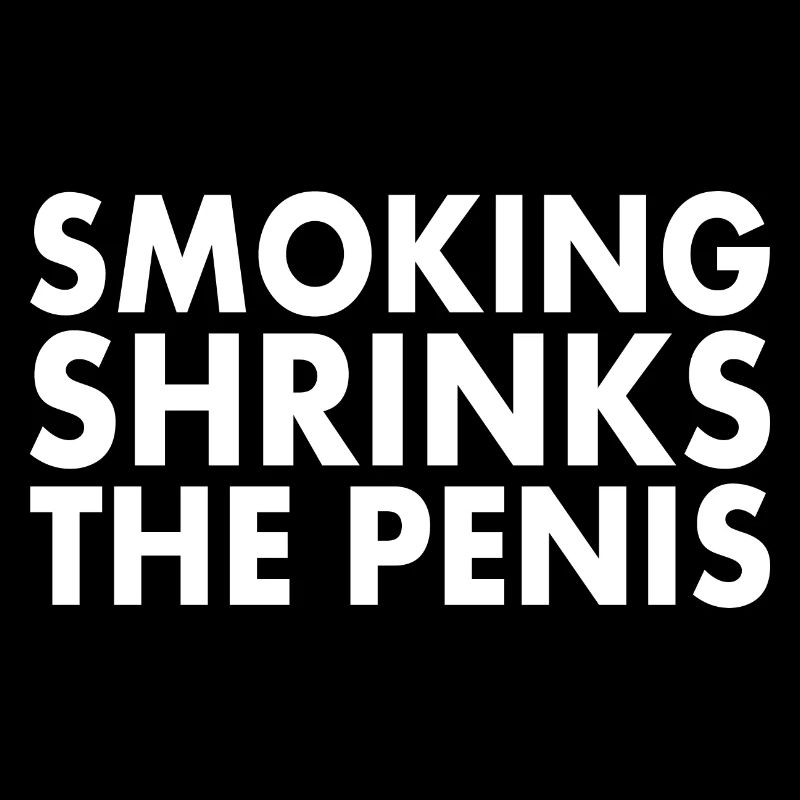 Smoking shrinks the penis
