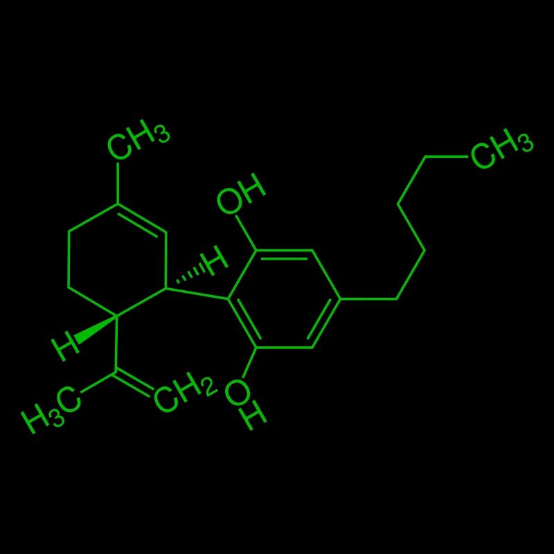 CBD Structural Formula